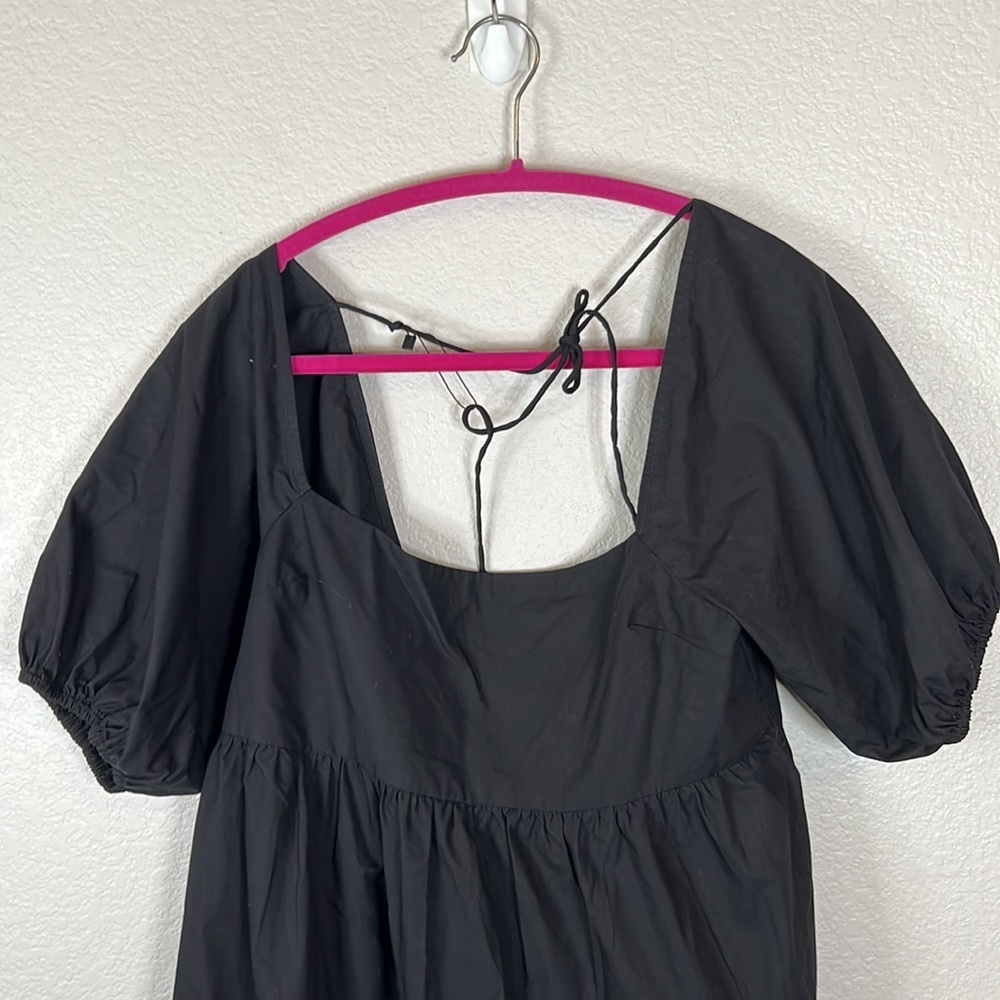 Modern Citizen Andra Black Tiered Mini Dress Size M - Picture 6 of 10